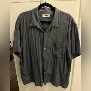 Buck Mason Blue Casual Button Down Shirt